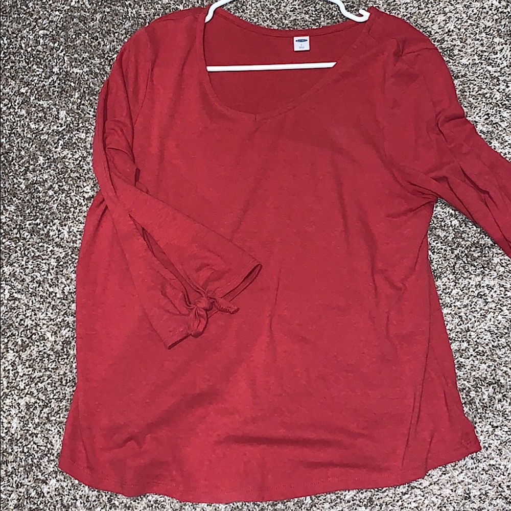3/4 Sleeve Red Light Blouse